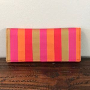 Handmade Cambodia Silk Clutch/Wallet with Snap